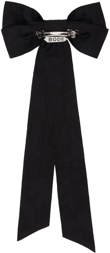 Колани Bode Bode Football Jacquard Bow Barrette Черно | MRF24AC040, 1