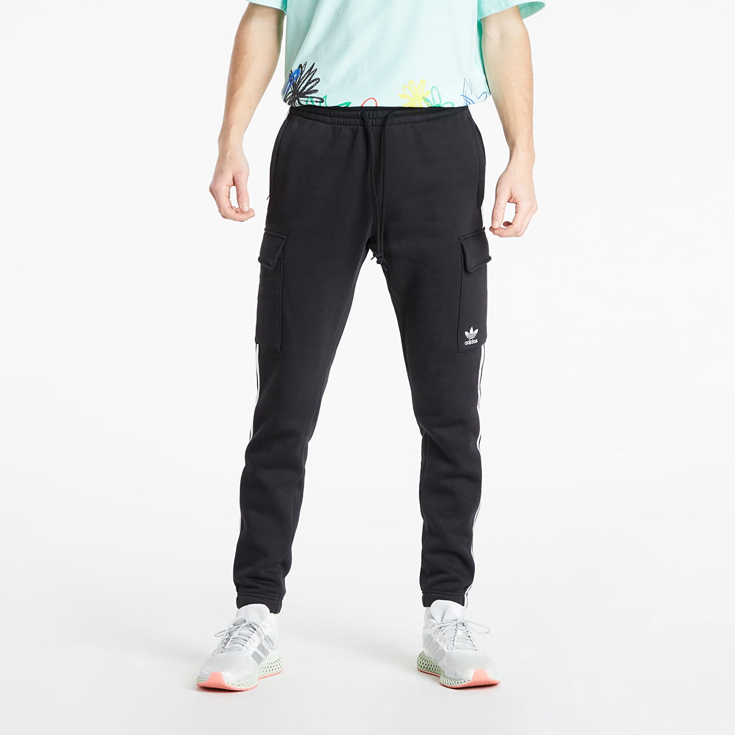 Панталони и дънки adidas Originals 3-Stripes Sc Pants Черно | HG4829, 0