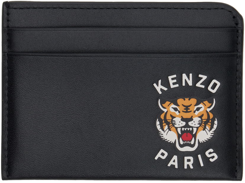 Портфейл KENZO Paris Lucky Tiger Card Holder Черно | FE55PM600L47