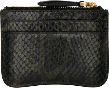 Портфейл AMI AMI Paris Leather Zipped Card Holder Черно | USL105.AL0106, 1