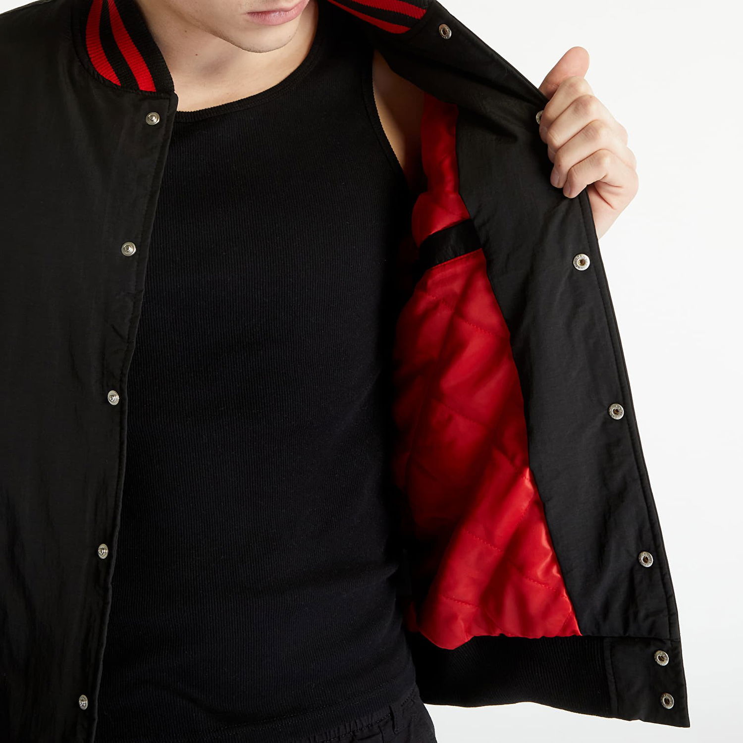 Яке New Era Chicago Bulls NBA Script Bomber Jacket Черно | 60332203, 1