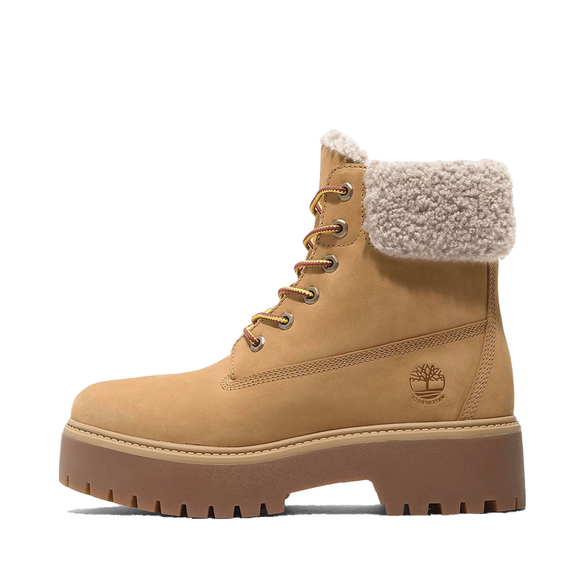 Кецове и обувки Timberland Shearling Fold-Down Boots Бежово | TB0A2PU6754