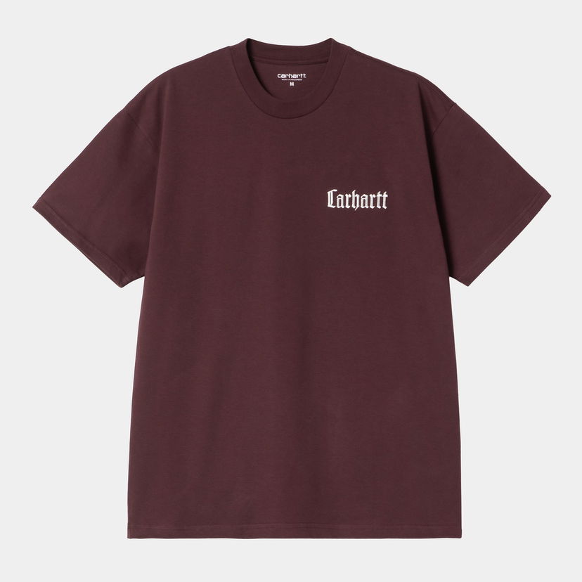 Тениска Carhartt WIP Carhartt WIP Schooling Short Sleeve T-Shirt Бургунди | I035453_9