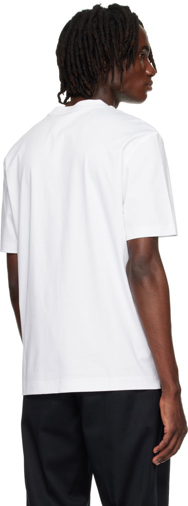 Тениска BOSS BOSS Regular-Fit Monogram T-Shirt Бяло | 50520298, 2