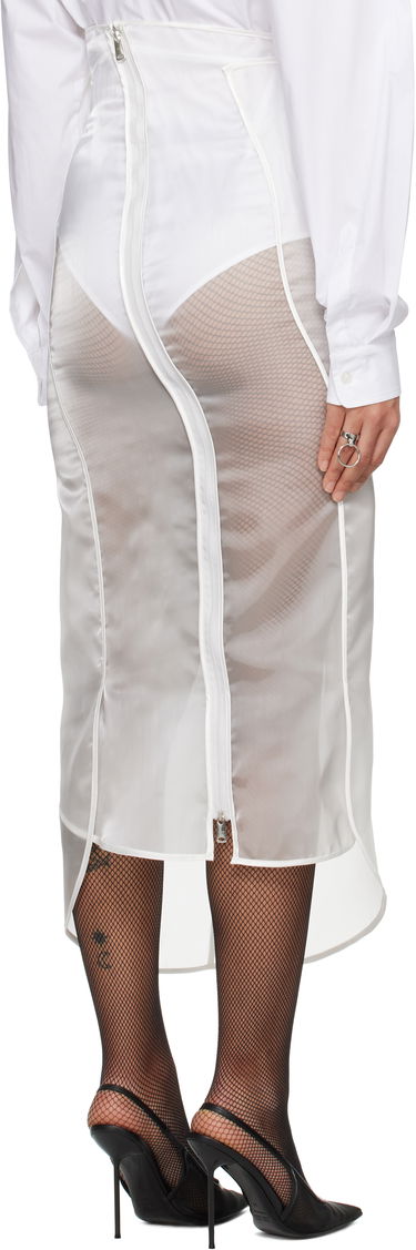 Пола Coperni Coperni Organza Maxi Skirt Бяло | COPJ68F3014, 2