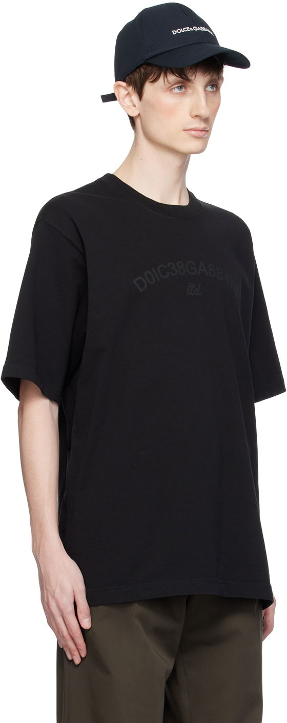 Тениска Dolce & Gabbana Men's Number Logo T-Shirt Черно | G8PN9TG7M3K-N0000, 1