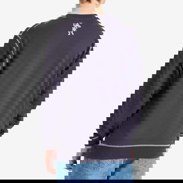 Пуловер BILLIONAIRE BOYS CLUB Men's Small Arch Logo Contrast Stitch Sweatshirt, Size Large Тъмно синьо | BC24211-NVY, 3