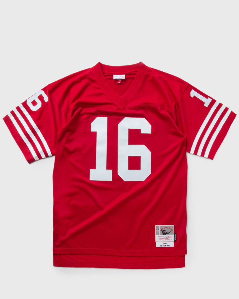 Фланелка Mitchell & Ness NFL Legacy Jersey San Francisco 49ers 1990 Joe Montana #16 Червено | LGJYAC18050-SF4SCAR90JMO