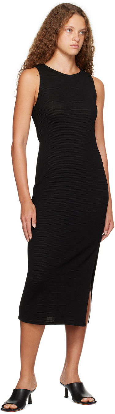 Pокля Anine Bing Anine Bing Savannah Midi Dress Черно | A-02-1170-007, 3