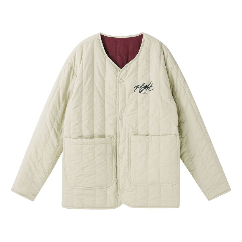 Пухо яке Jordan Jordan Flight Heritage Liner Reversible Jacket Бежово | DX4350-680