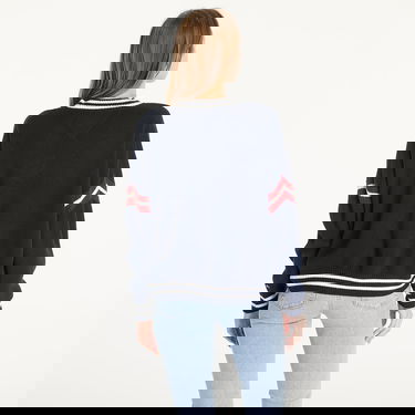 Пуловер Tommy Hilfiger Letterman Sweater Blue Тъмно синьо | DW0DW18519 C1G, 1