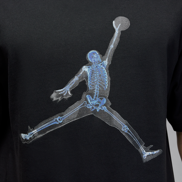 Тениска Jordan Jordan Skeleton Jumpman Graphic Cotton T-Shirt Черно | HQ8976-010, 2