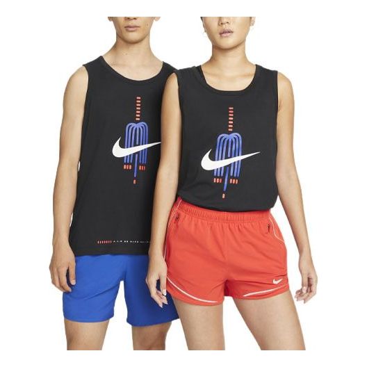 Потник Nike Graphic Print Running Vest Черно | DR7669-010