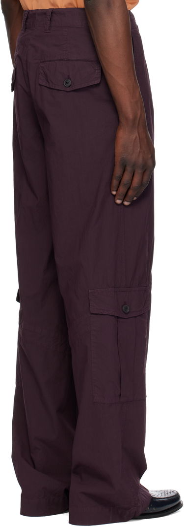 Карго панталони Dries Van Noten Dries Van Noten Loose Cargo Pants Лилаво | 251-020941-1148, 2