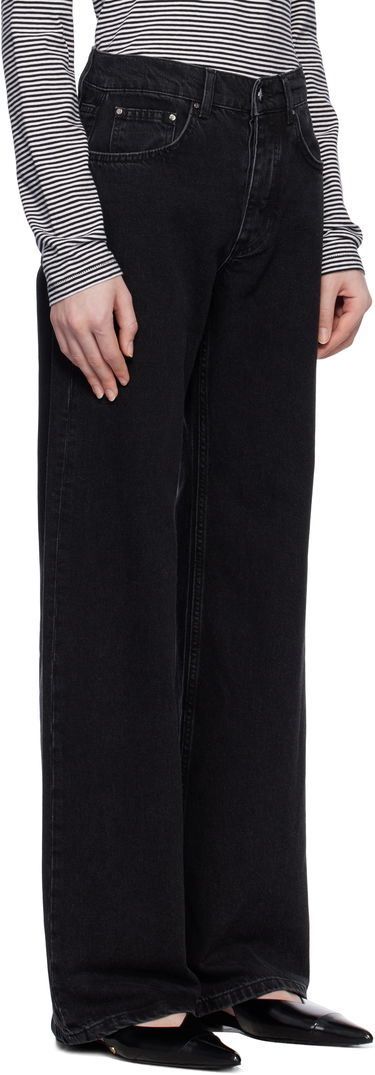 Дънки Anine Bing Hugh Black Denim Jeans Черно | A-06-1134-009, 1