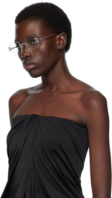 Слънчеви очила Cartier Cartier 'Signature C de Cartier' Rimless Glasses Металик | CT0564O-002, 3