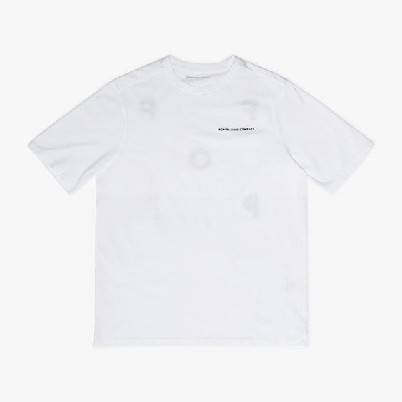 Тениска Pop Trading Company x NOS Logo Tee Бяло | POP-NOS-001, 1