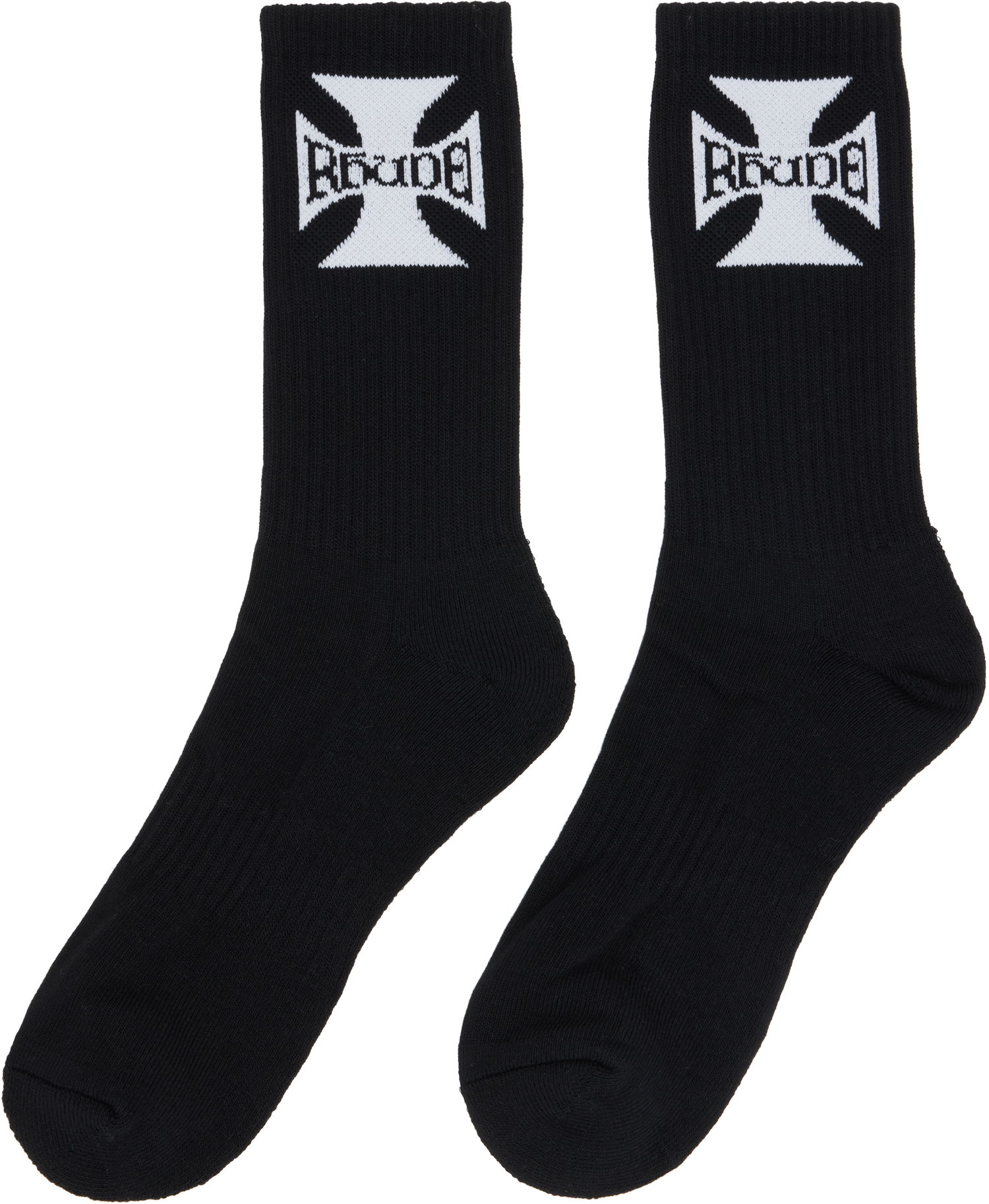 Чорапи Rhude Rhude Boys Logo Socks Черно | RHPF25SO02750, 1