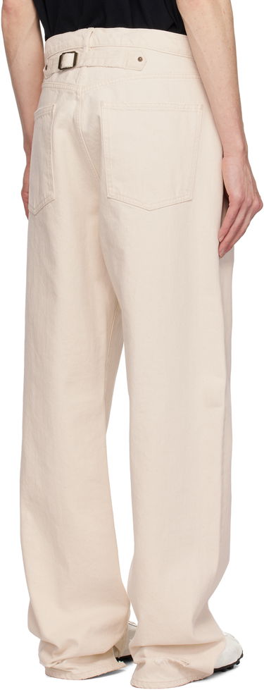 Дънки Maison Margiela Maison Margiela Buckle Jeans Бежово | S50LA0238 M30026, 2