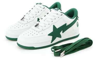 Кецове и обувки BAPE Bape Sta OS #2 White/Green Бяло | 1K20-191-314-GRN, 5