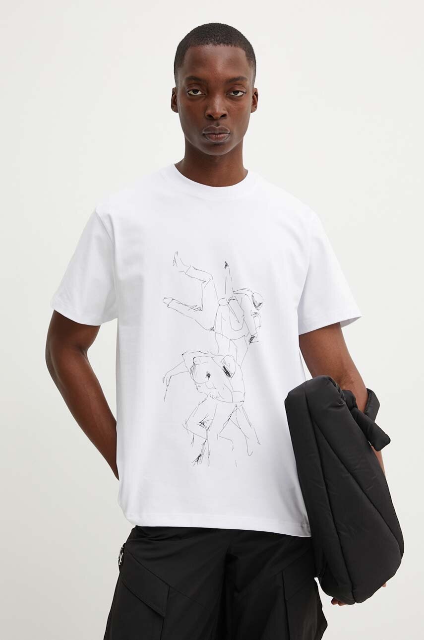 Тениска HELIOT EMIL Graphic T-Shirt Бяло | PREAW24.M.09.125, 1