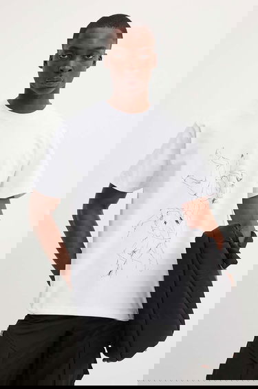 Тениска HELIOT EMIL Graphic T-Shirt Бяло | PREAW24.M.09.125, 1