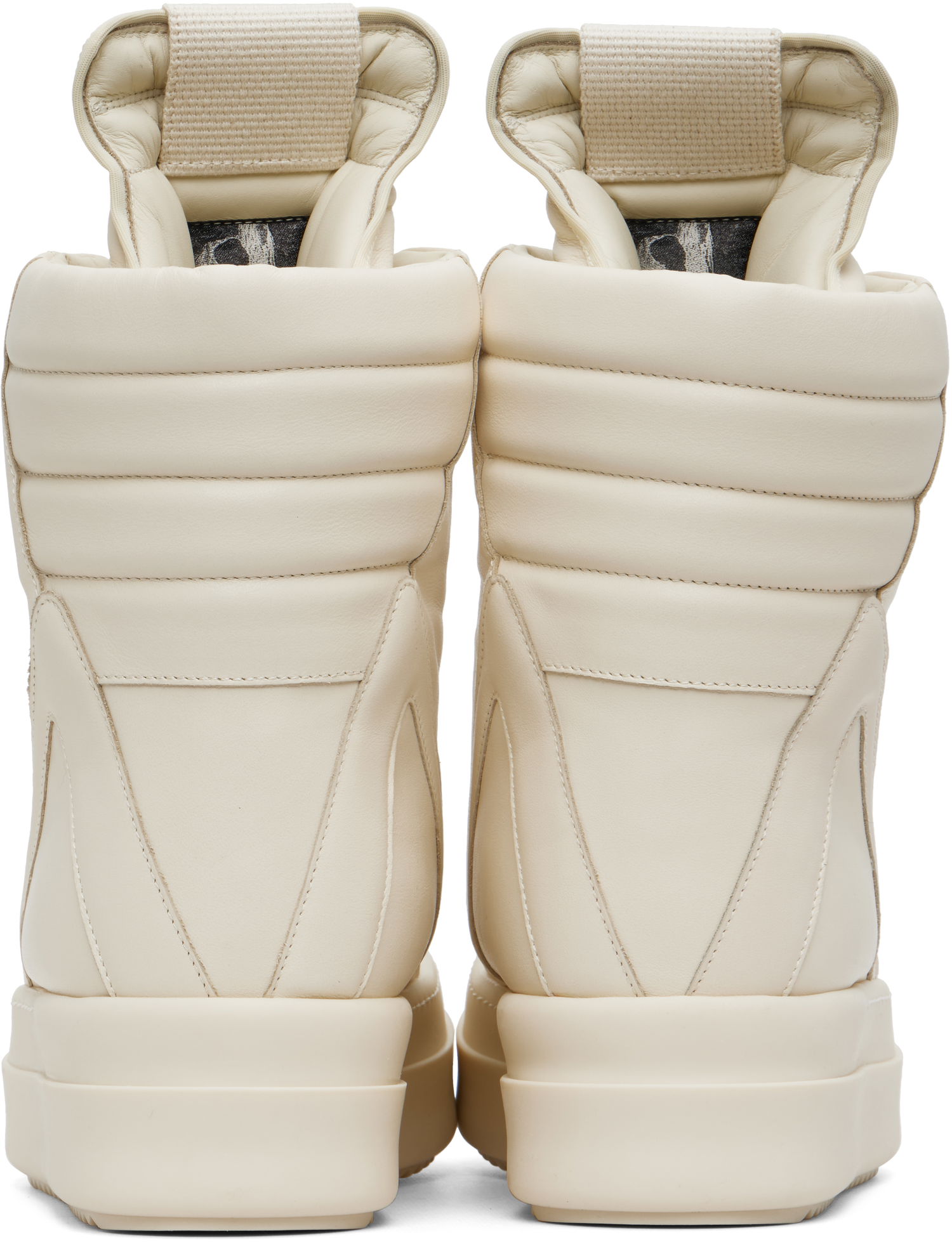 Кецове и обувки Rick Owens Concordians Megageobaskets Бежово | RR02E1855 LCO, 1