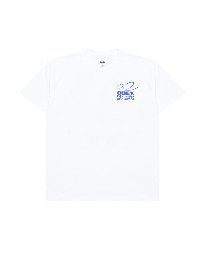 Тениска OBEY Obey Bizarre New Visions T-Shirt Бяло | 165264057-WHT