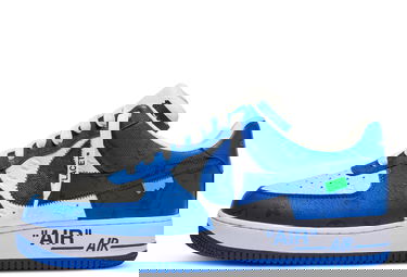 Кецове и обувки Nike Nike Louis Vuitton By Virgil Abloh x Air Force 1 Low "White Blue" Синьо | 1A9VAO, 4