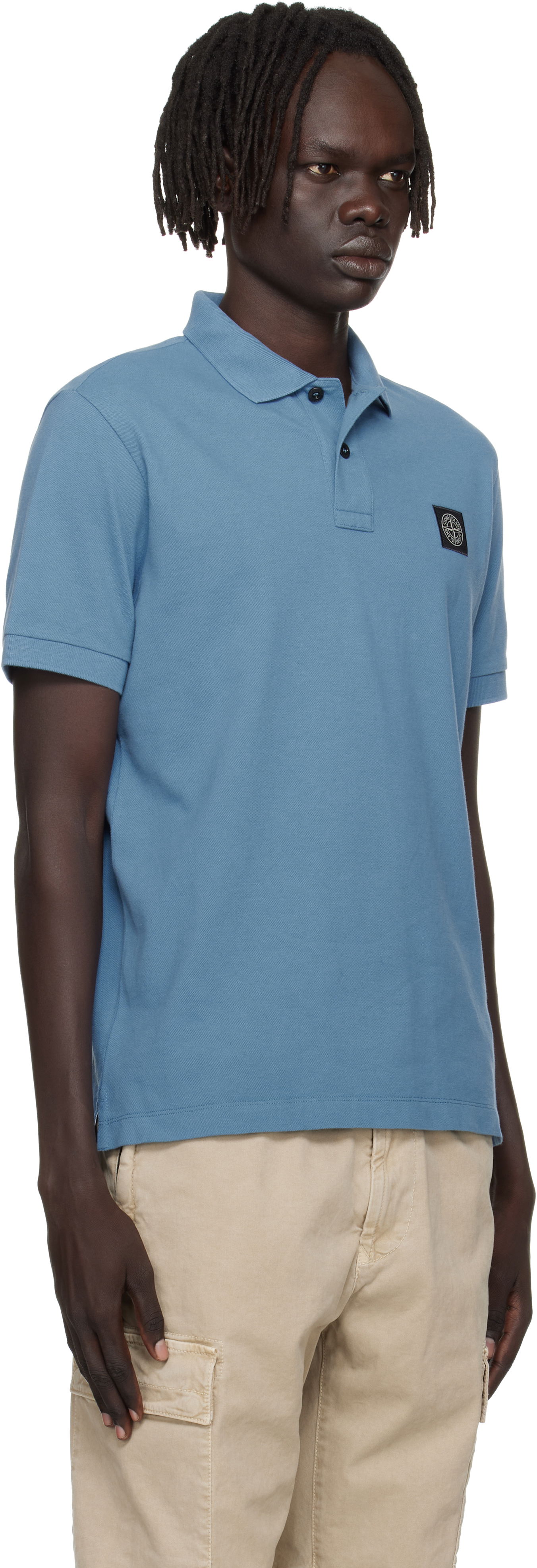 Поло тениска Stone Island Short Sleeve Polo Синьо | K2S15 2200005 S0017, 1