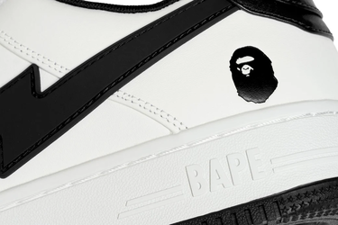 Кецове и обувки BAPE Bape Sta OS #2 White/Black Бяло | 1K20-191-314-BLK, 4