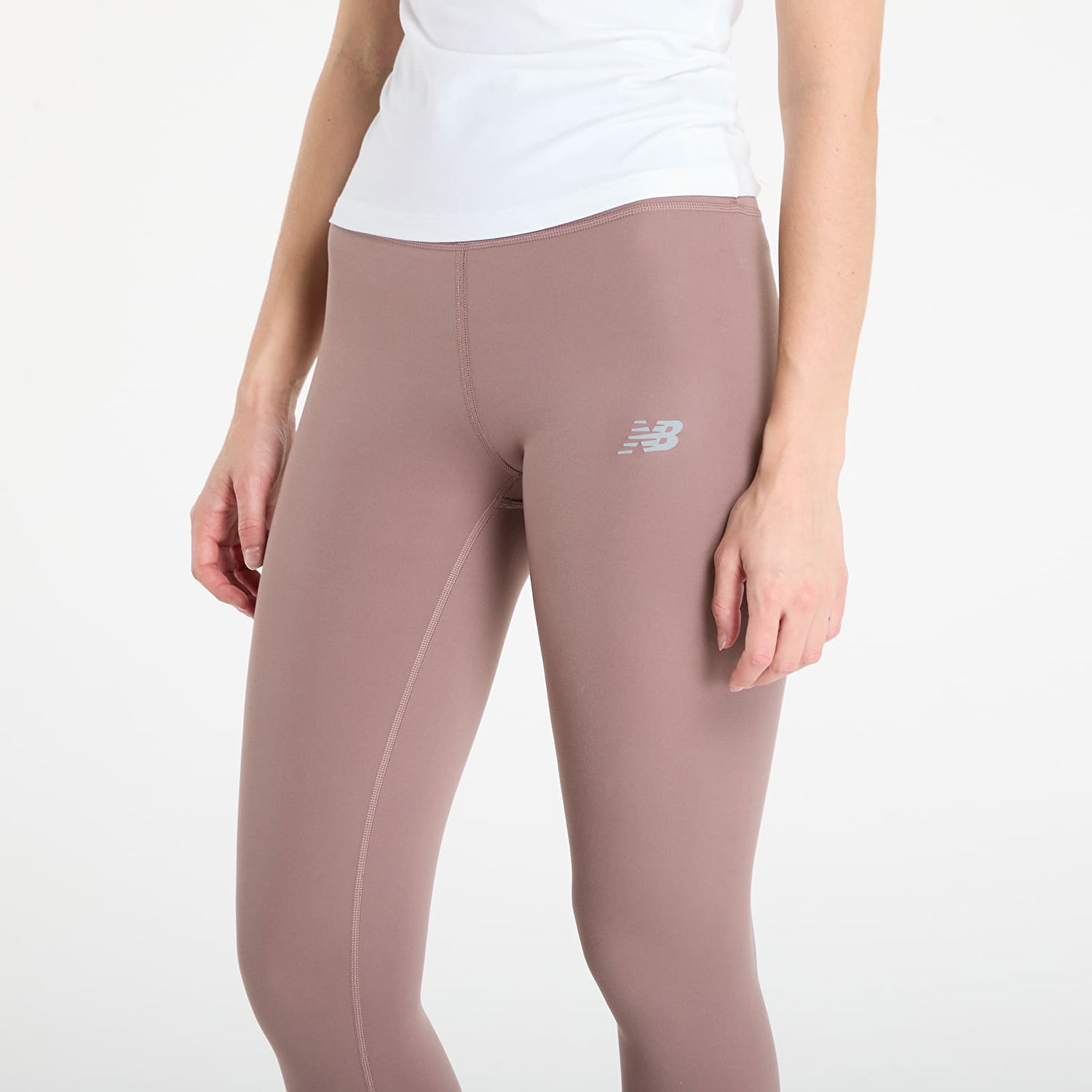 Клинове New Balance High-Waisted Performance Leggings Бежово | NBWP51126EAS, 1