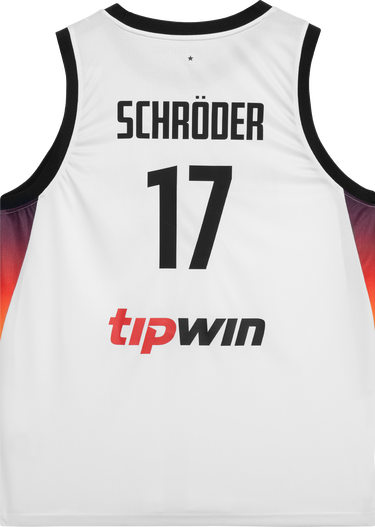 Фланелка Peak Deutschland DBB Dennis Schröder Basketball Jersey 2025 Бяло | 25061ds-white, 1