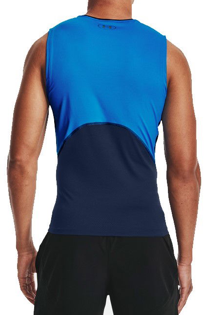 Потник Under Armour HG Rush 2.0 Compression Sleeveless Top Синьо | 1358232-436, 1