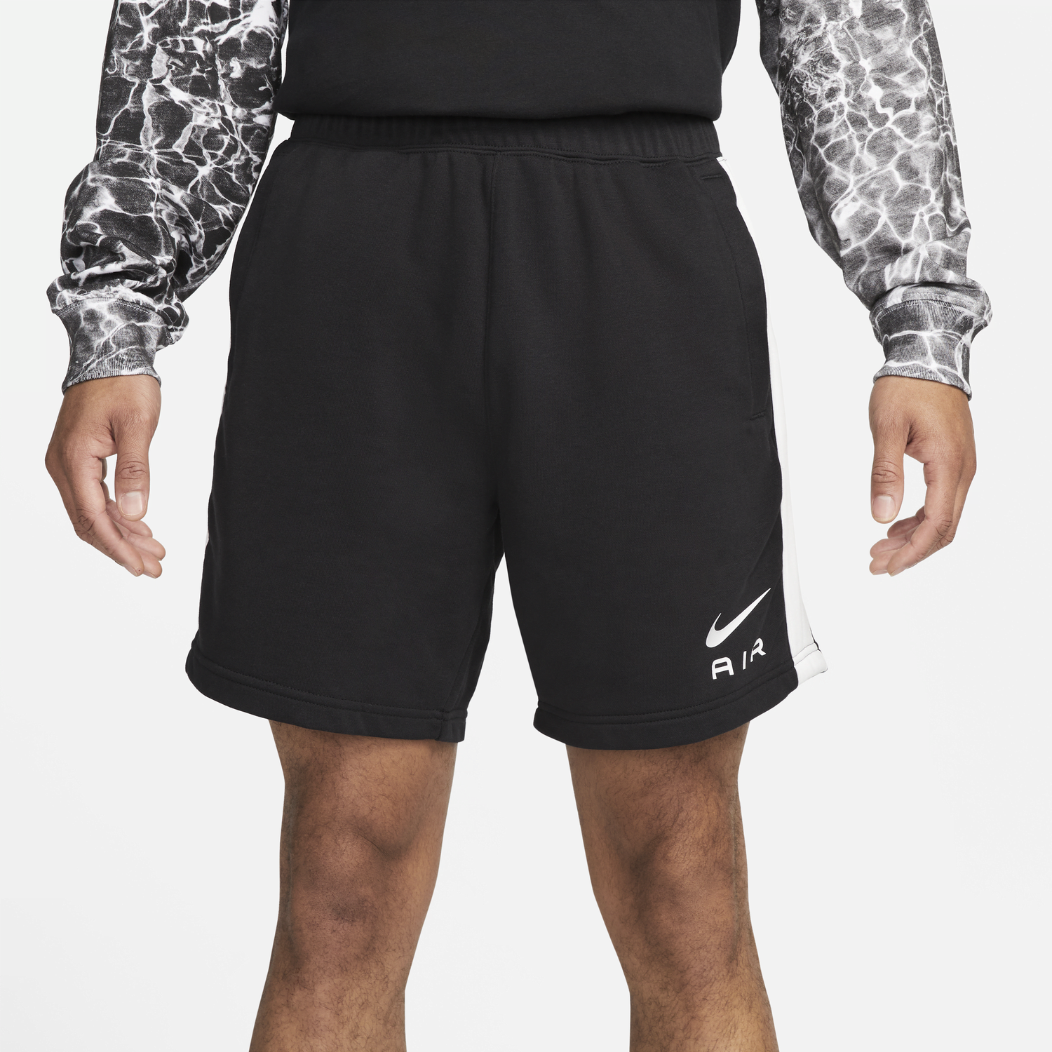 Къси панталони Nike Air French Terry Черно | FN7701-010, 1