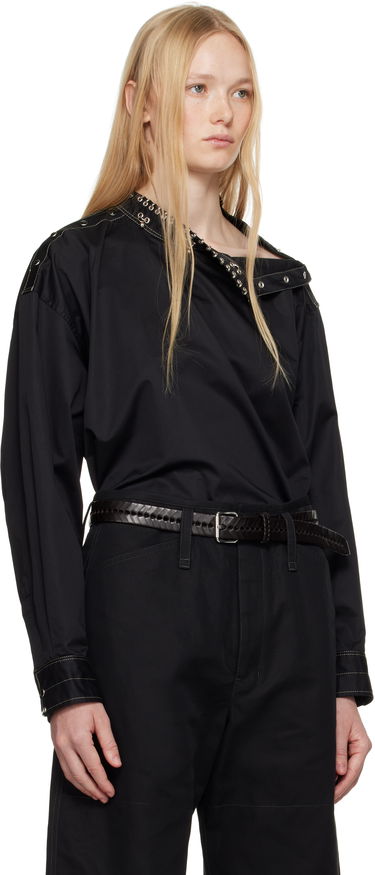 Риза LEMAIRE Lemaire Embellished One-Shoulder Top Черно | TO1327 LF1207, 1