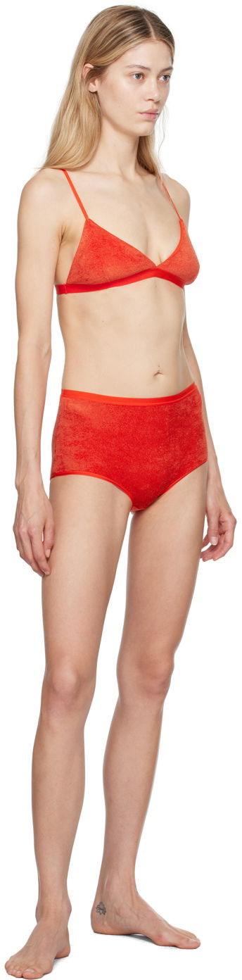 Сутиен Baserange Mississippi Triangle Bralette Червено | BRMI-VE-AU24, 3