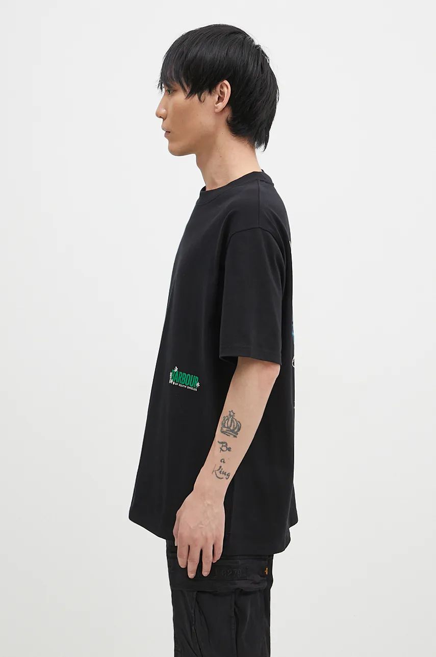 Тениска Barbour Leonard Graphic T-Shirt With Print Черно | MTS1353, 1
