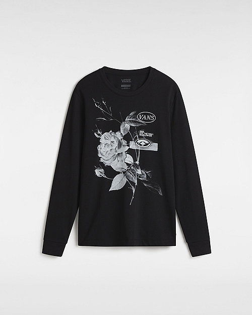 Тениска Vans Long Sleeve Damask T-shirt Черно | VN000JUGBLK, 0