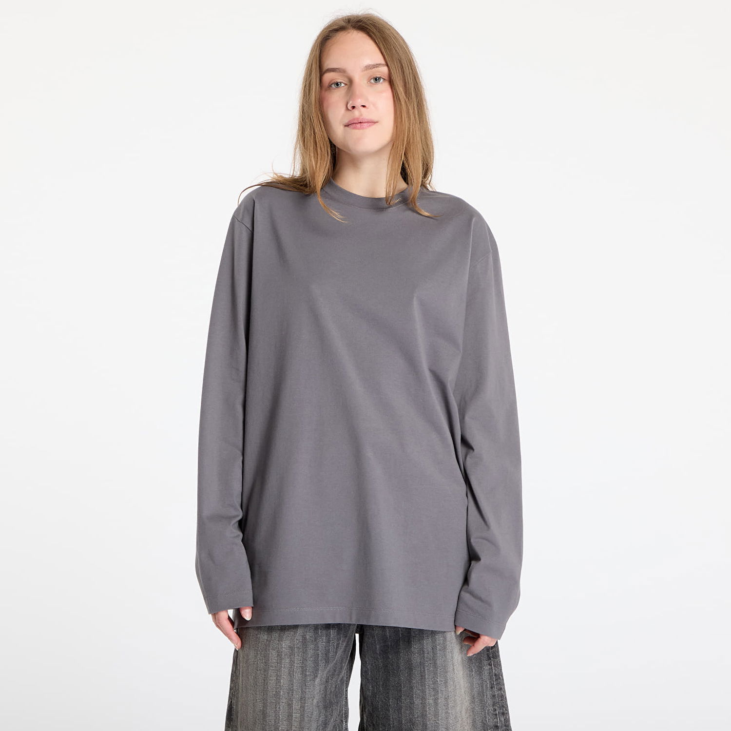 Тениска Y-3 Y-3 Graphic Long Sleeve Top Сиво | KE5095, 0