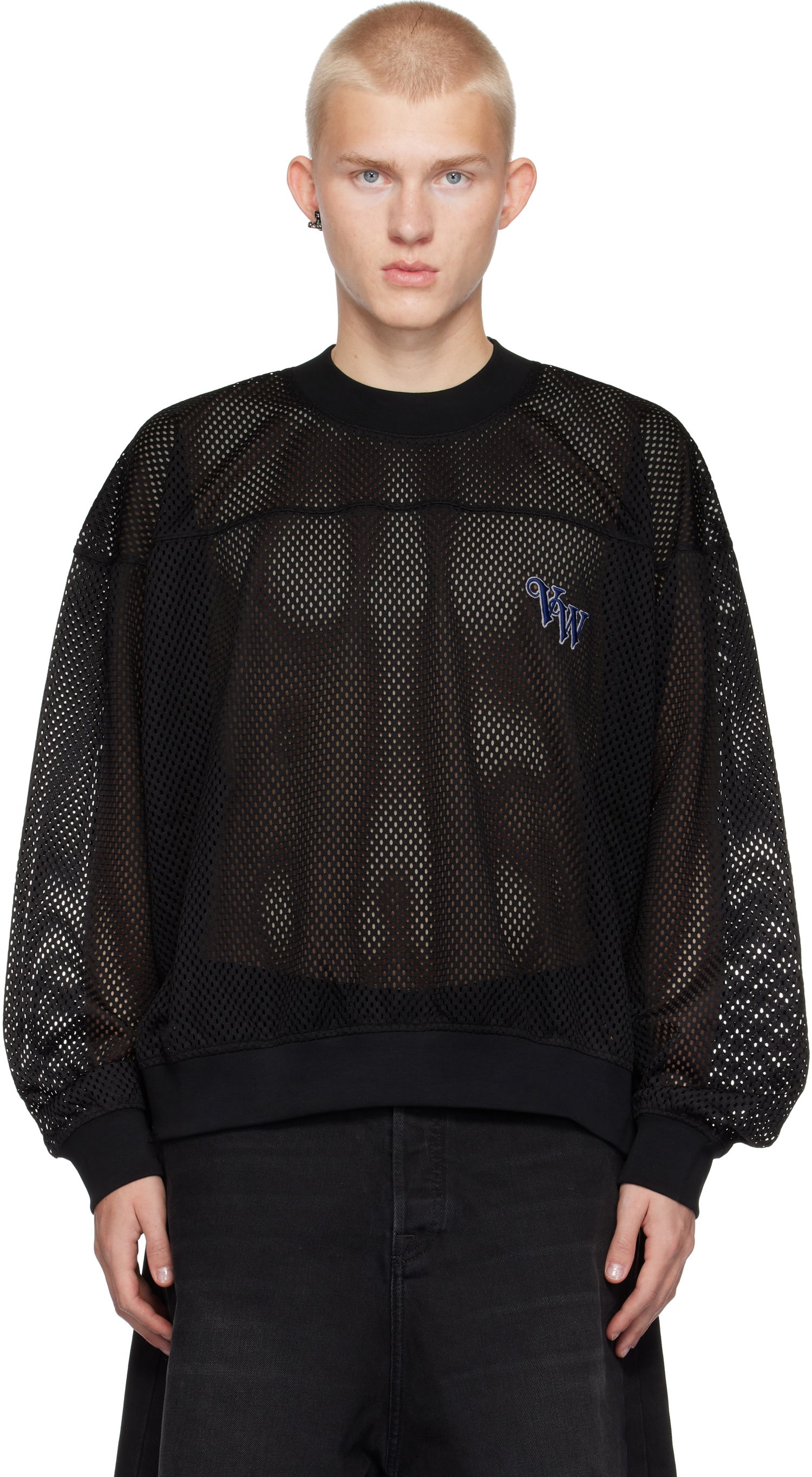 Суитчър Vivienne Westwood Mesh Sweatshirt Черно | 3I010009-J007S-, 0