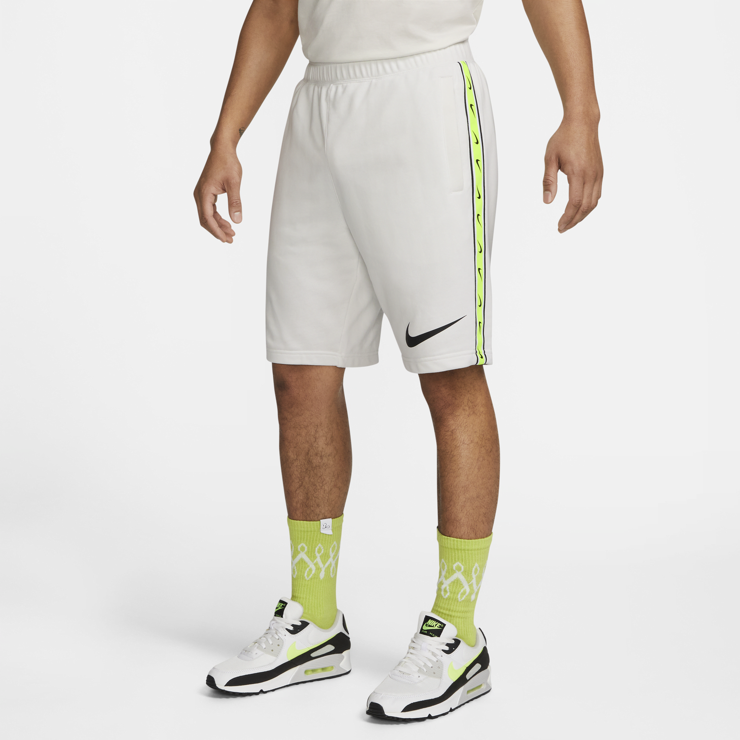 Къси панталони Nike Sportswear Repeat French Terry Shorts Сиво | FJ5317-121, 0