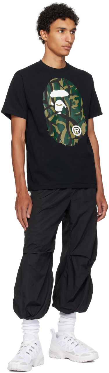 Тениска BAPE Trial Camo Big Ape Head Tee Черно | 001TEL301034M, 3