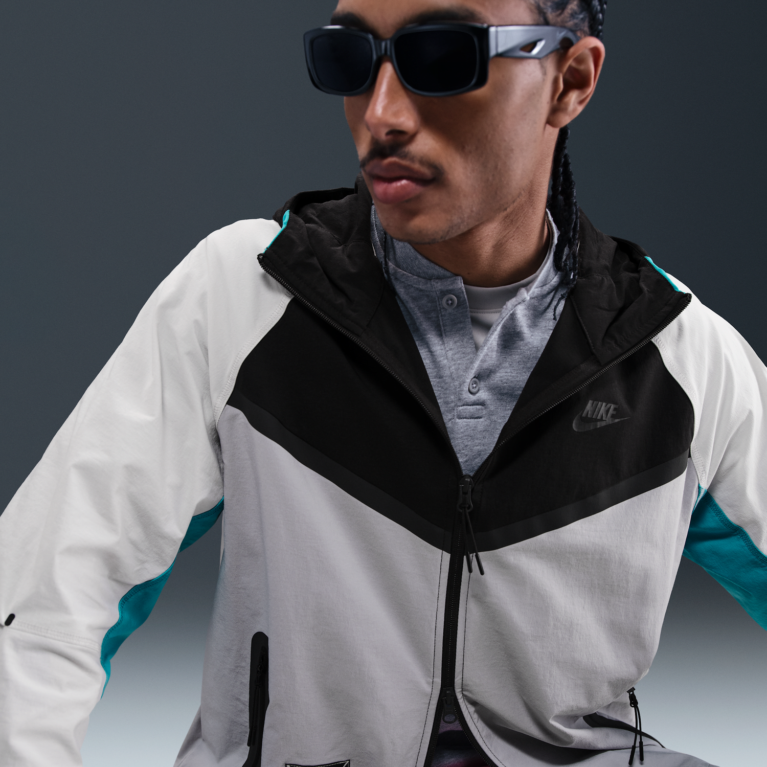 Ветровка Nike Tech Windrunner Woven Full-Zip Jacket Многоцветен | IB8956-010, 1