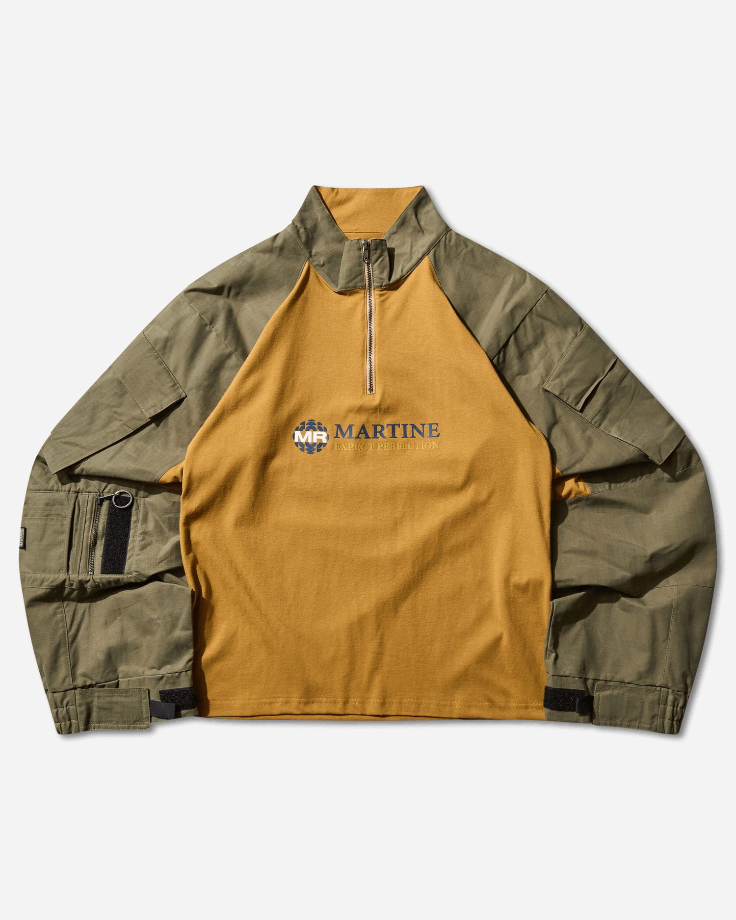 Риза Martine Rose Shrunken Utility Sleeve Shirt Зелено | 669JE06718, 1