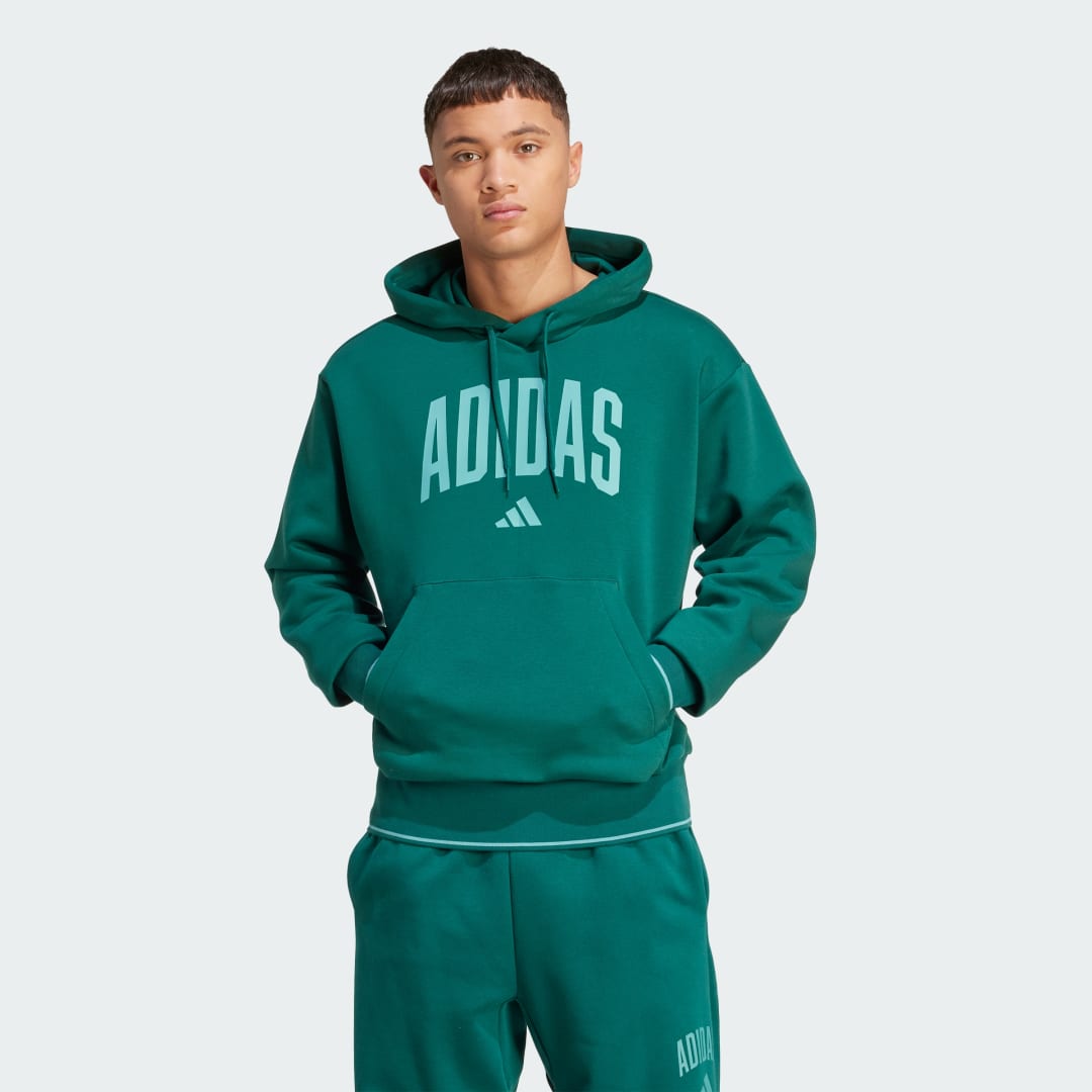 Суитчър adidas Performance Hoodie Зелено | KC3873, 0