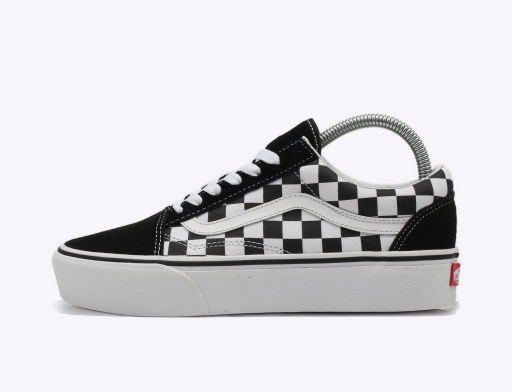 Кецове и обувки Vans Old Skool Platform Checkerboard Черно | VN0A3B3UHRK