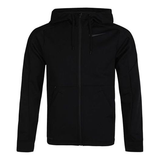 Суитчър Nike Therm Logo Training Hoodie Черно | CU7359-010
