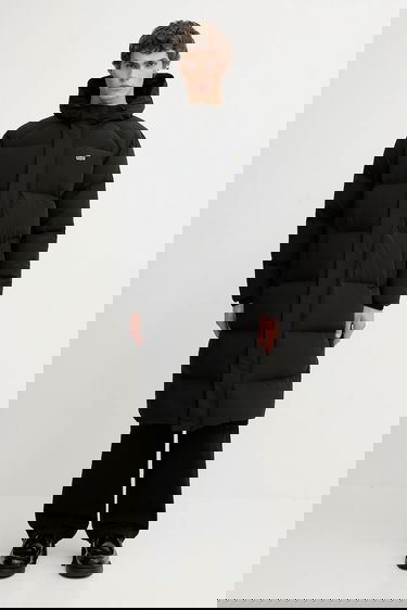 Пухо яке Lacoste Long Hooded Winter Down Coat Черно | BH6162, 0