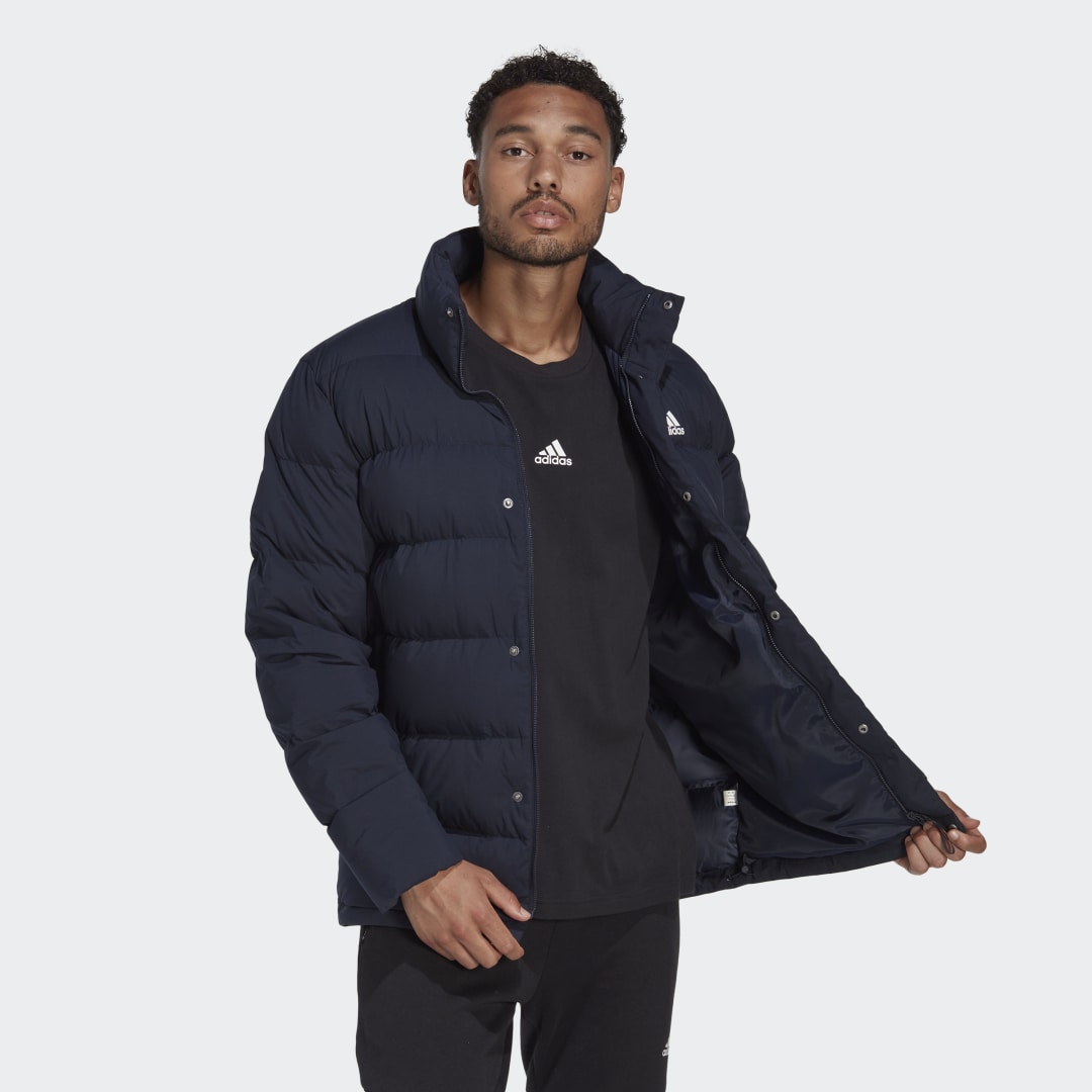 Яке adidas Originals Helionic Mid-Length Down Jacket Тъмно синьо | HG8699, 0